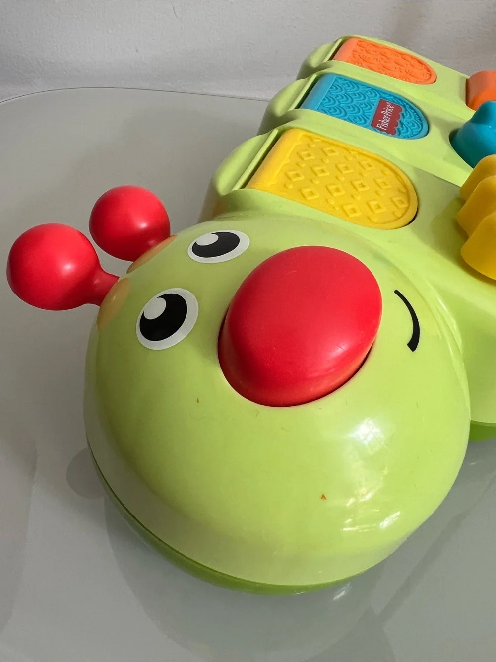 FISHER PRICE Green Catapillar Pop Up Activity Toy